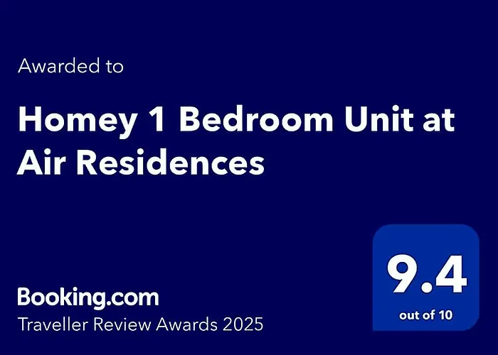 Homey 1 Bedroom Unit At Air Residences Отель